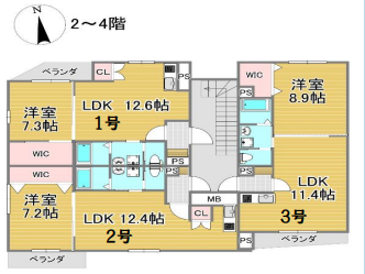 全戸角部屋