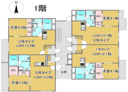 全戸角部屋